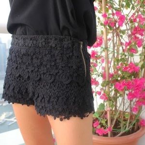 Zara Basic Crocheted Shorts
